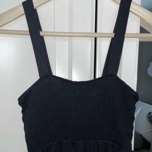 American Eagle Ruffle Square Neck Tank